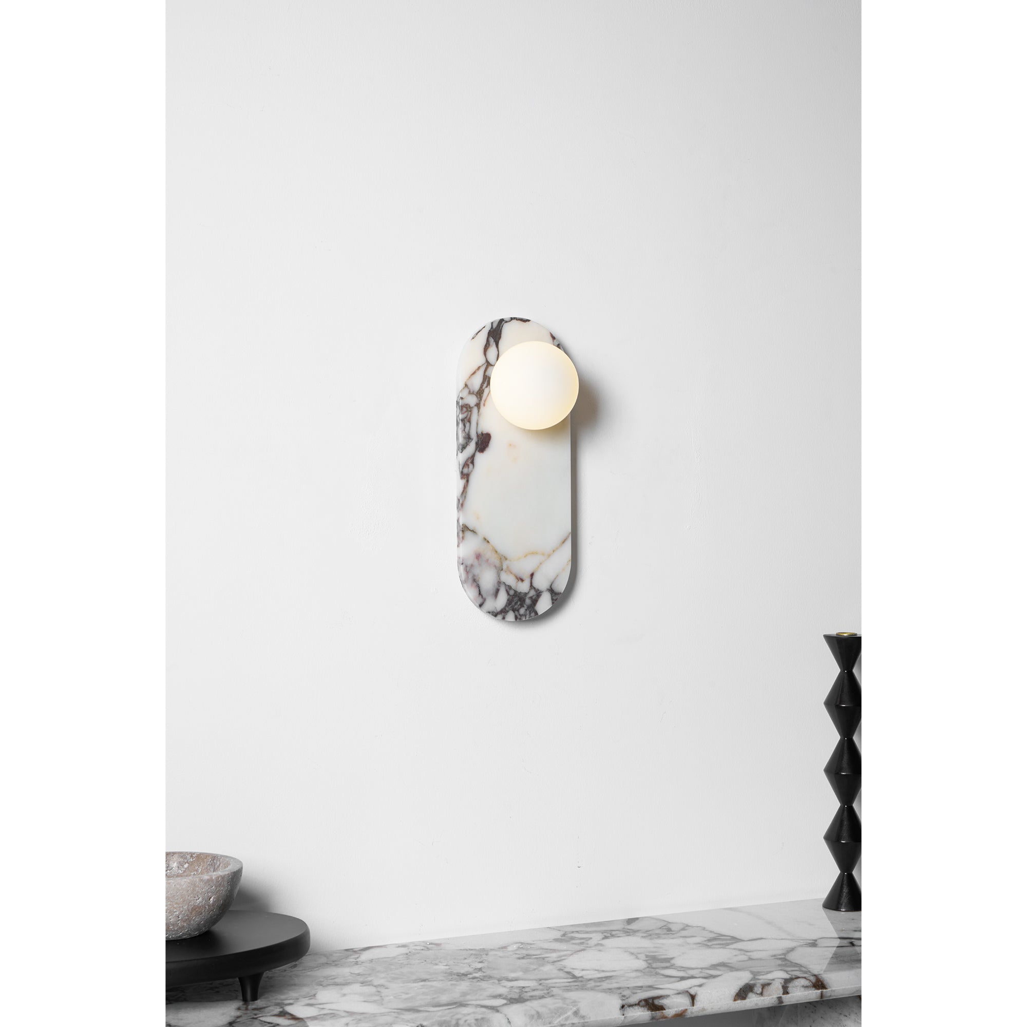 Covelyra Modern Minimalist Marble Glass Wall Lamp - Letslighting