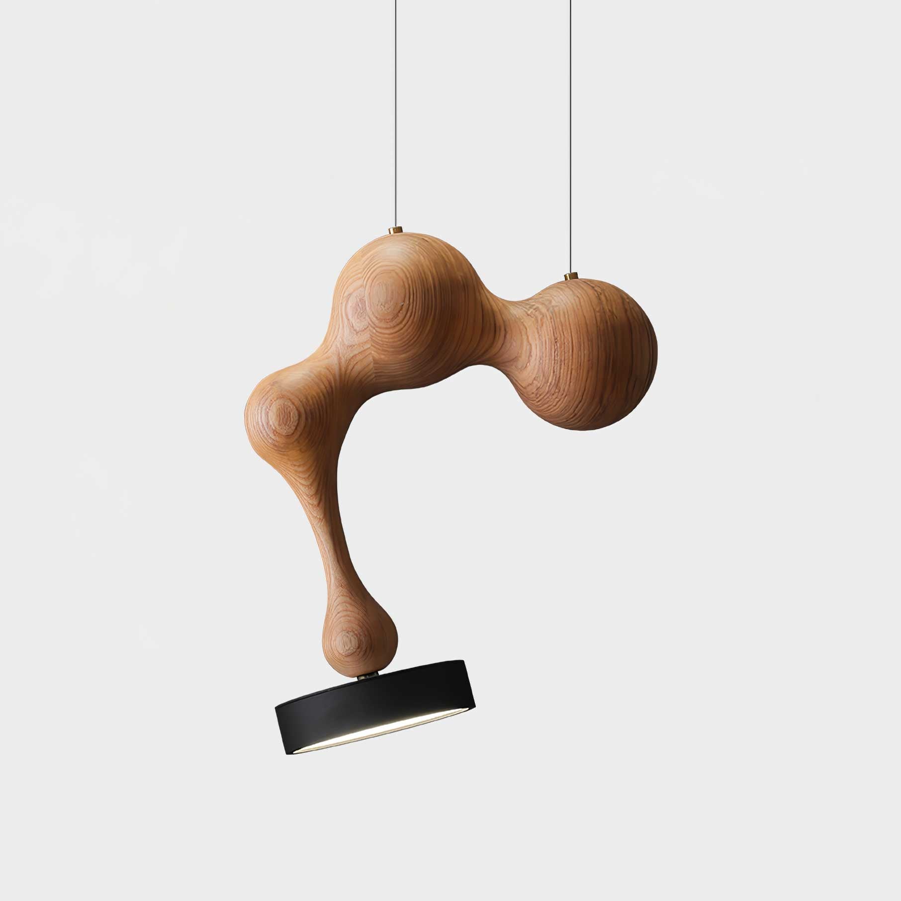 Drovia Rustikale Pendelleuchte aus Holz-Letslighting
