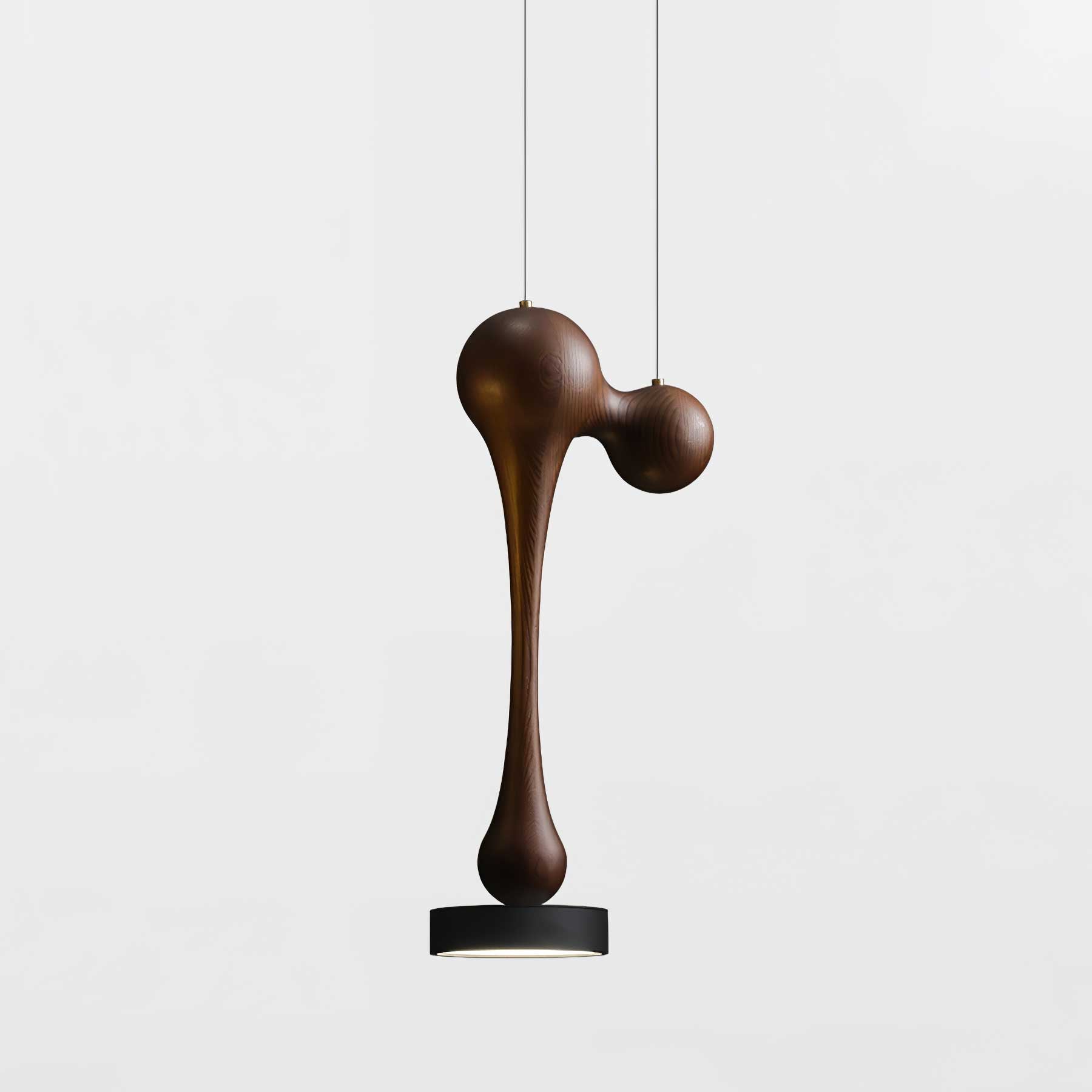 Drovia Rustikale Pendelleuchte aus Holz-Letslighting