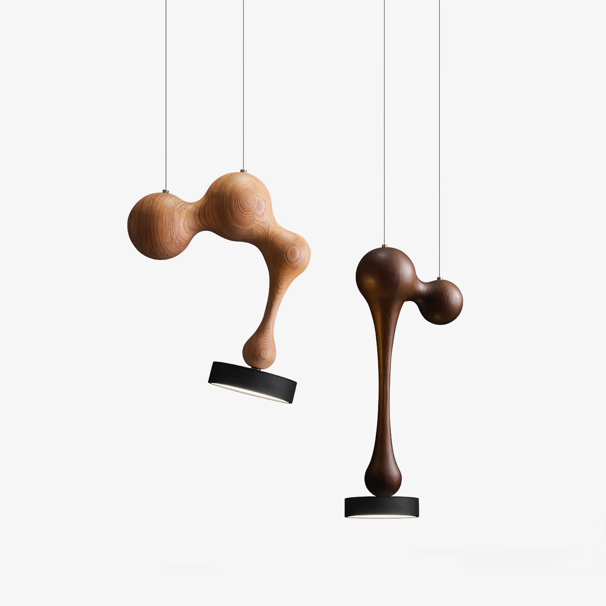 Drovia Rustikale Pendelleuchte aus Holz-Letslighting