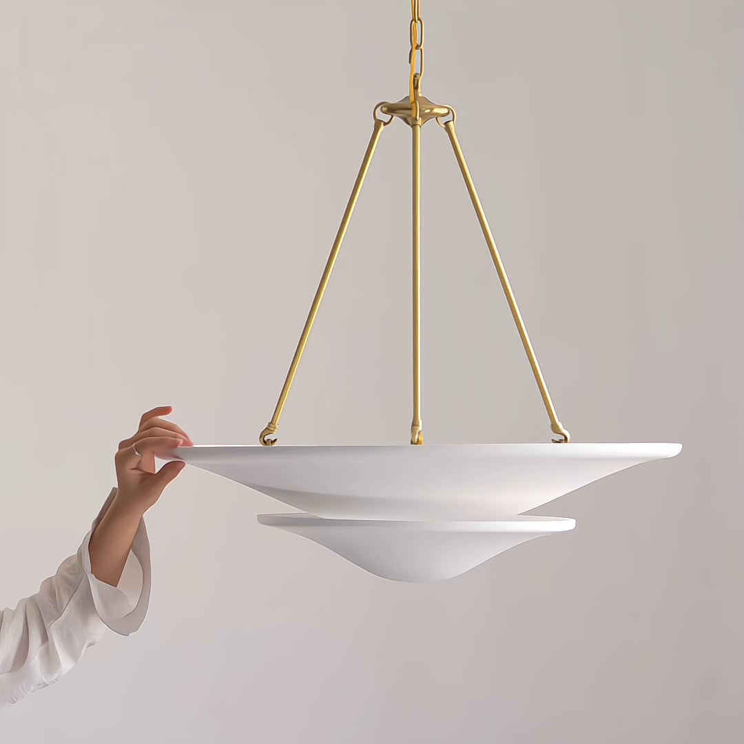 Avinisra Eleganter Moderner Messing-Kronleuchter-Letslighting