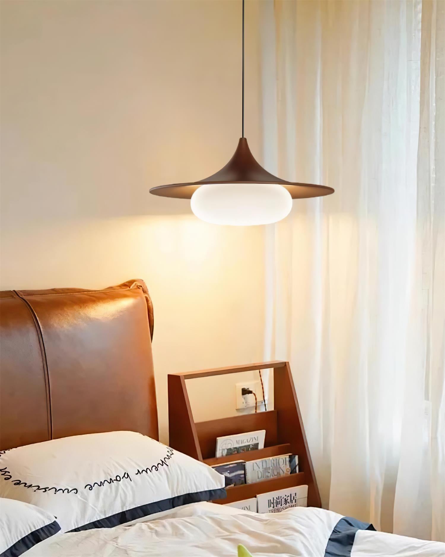 Ovelis Pendelleuchte Modern Holz Glas-Letslighting