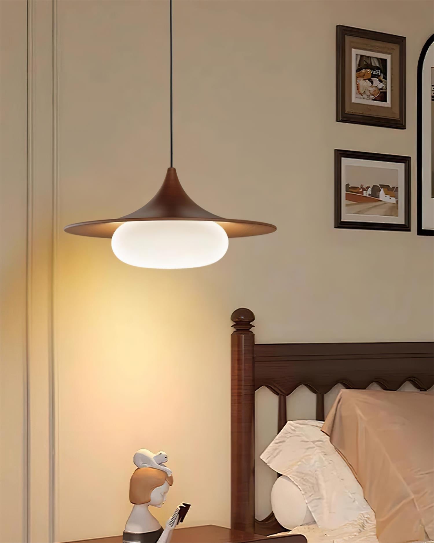 Ovelis Pendelleuchte Modern Holz Glas-Letslighting