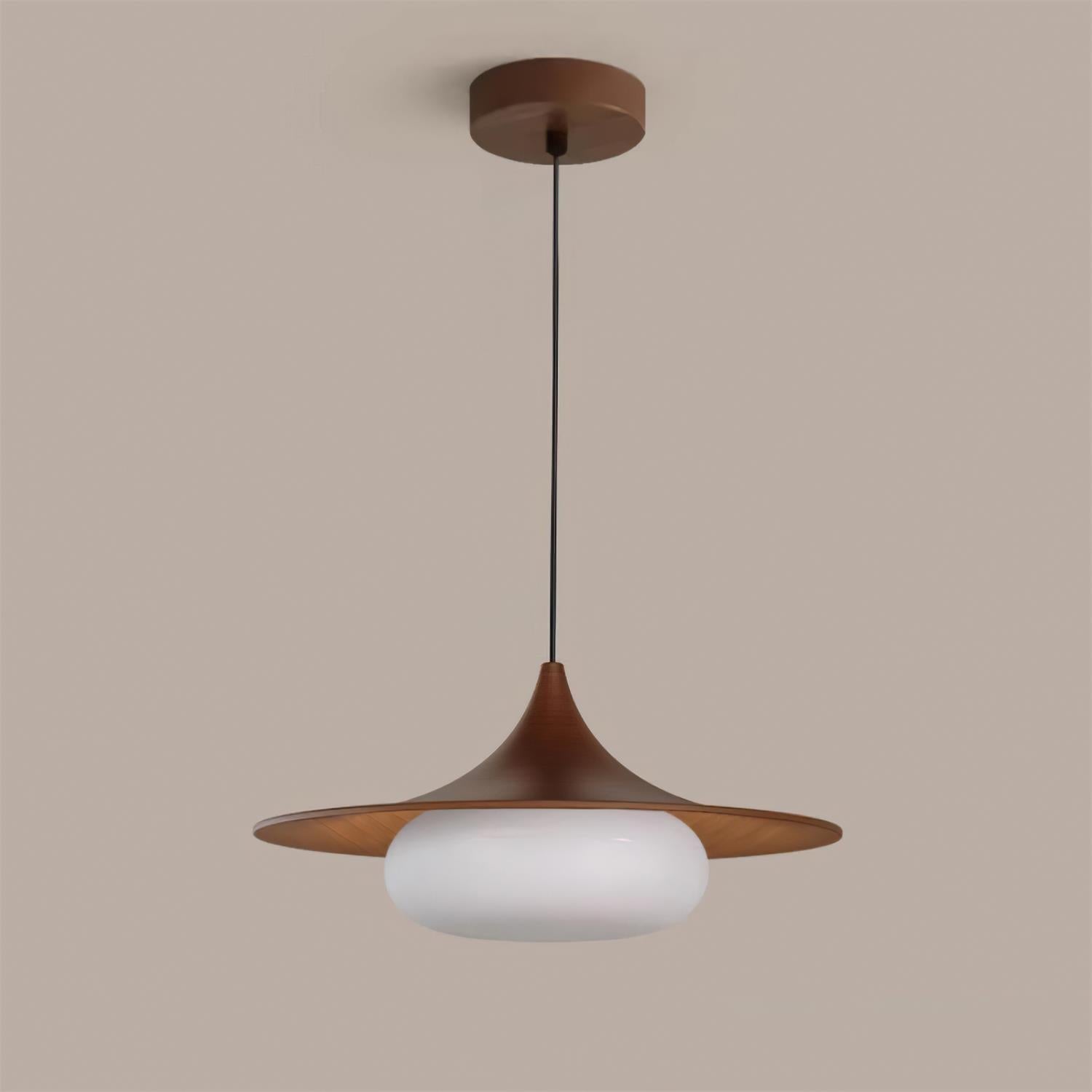 Ovelis Pendelleuchte Modern Holz Glas-Letslighting
