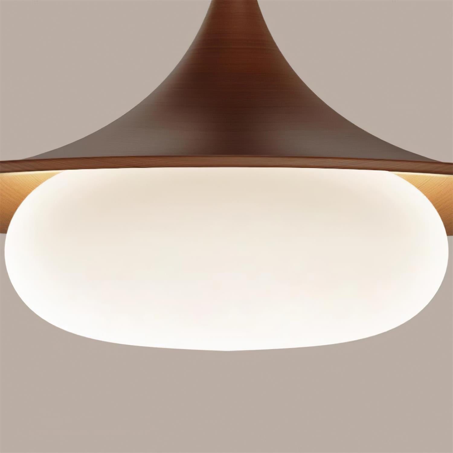 Ovelis Pendelleuchte Modern Holz Glas-Letslighting