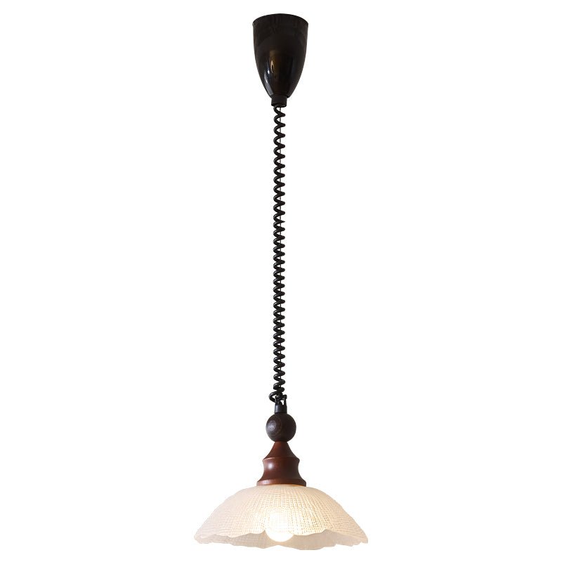Nydoreth Eleganz Vintage Kunst Holz Pendelleuchte-Letslighting