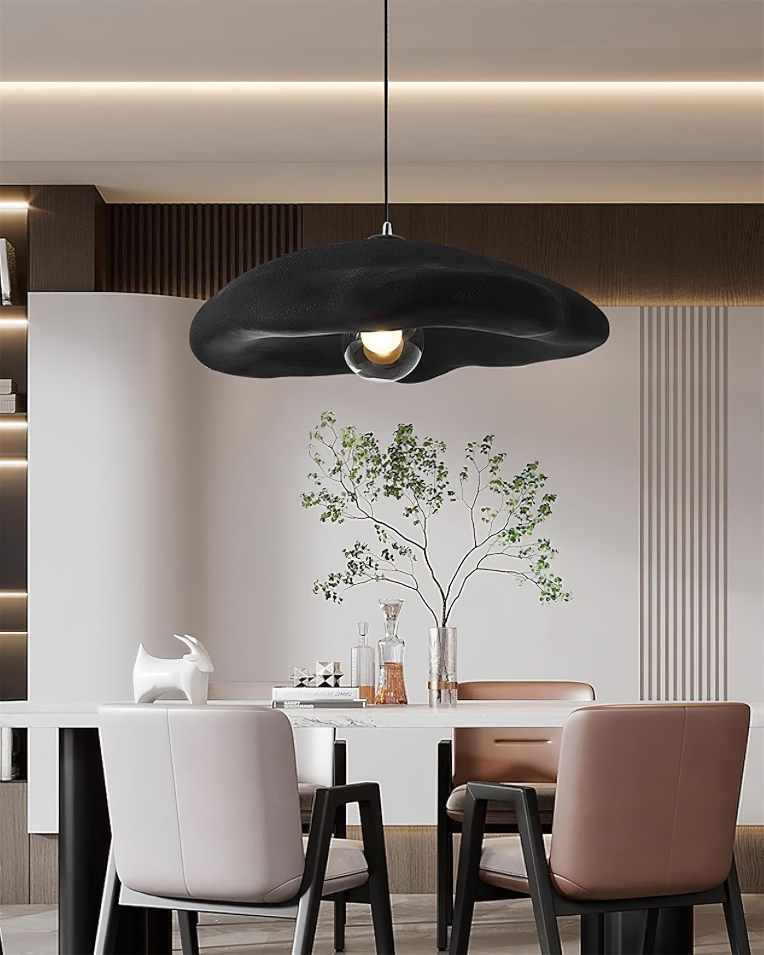 Odiva Pendelleuchte Minimalistisch Organisch Wohnzimmer-Letslighting
