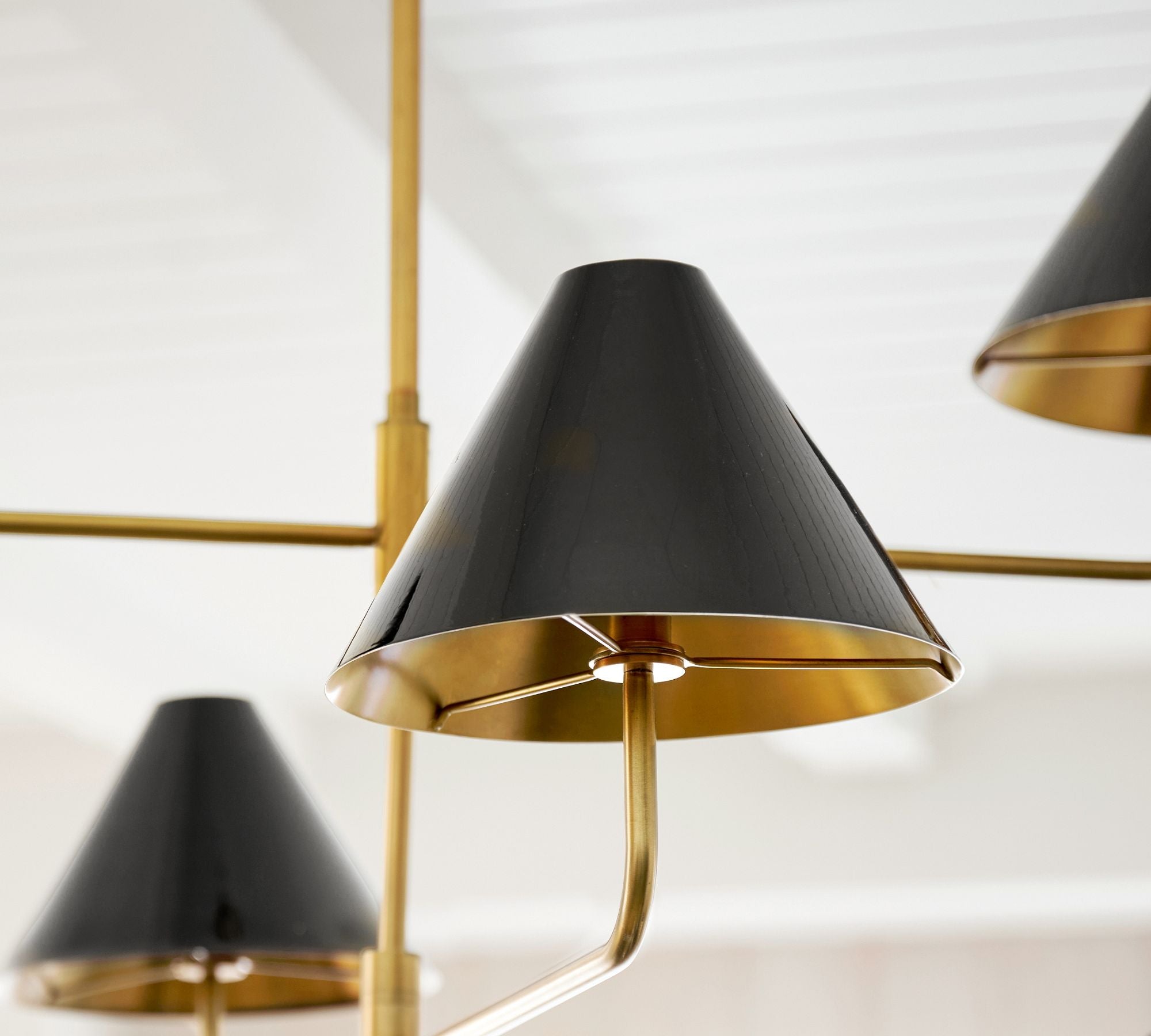 Zoruvyh Three Tier Vintage Industrial Fabric Metal Chandelier - Letslighting