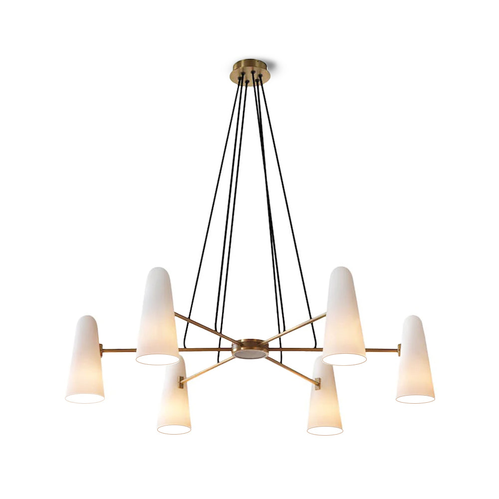 Artemis Chandelier Cone-Shaped-Letslighting