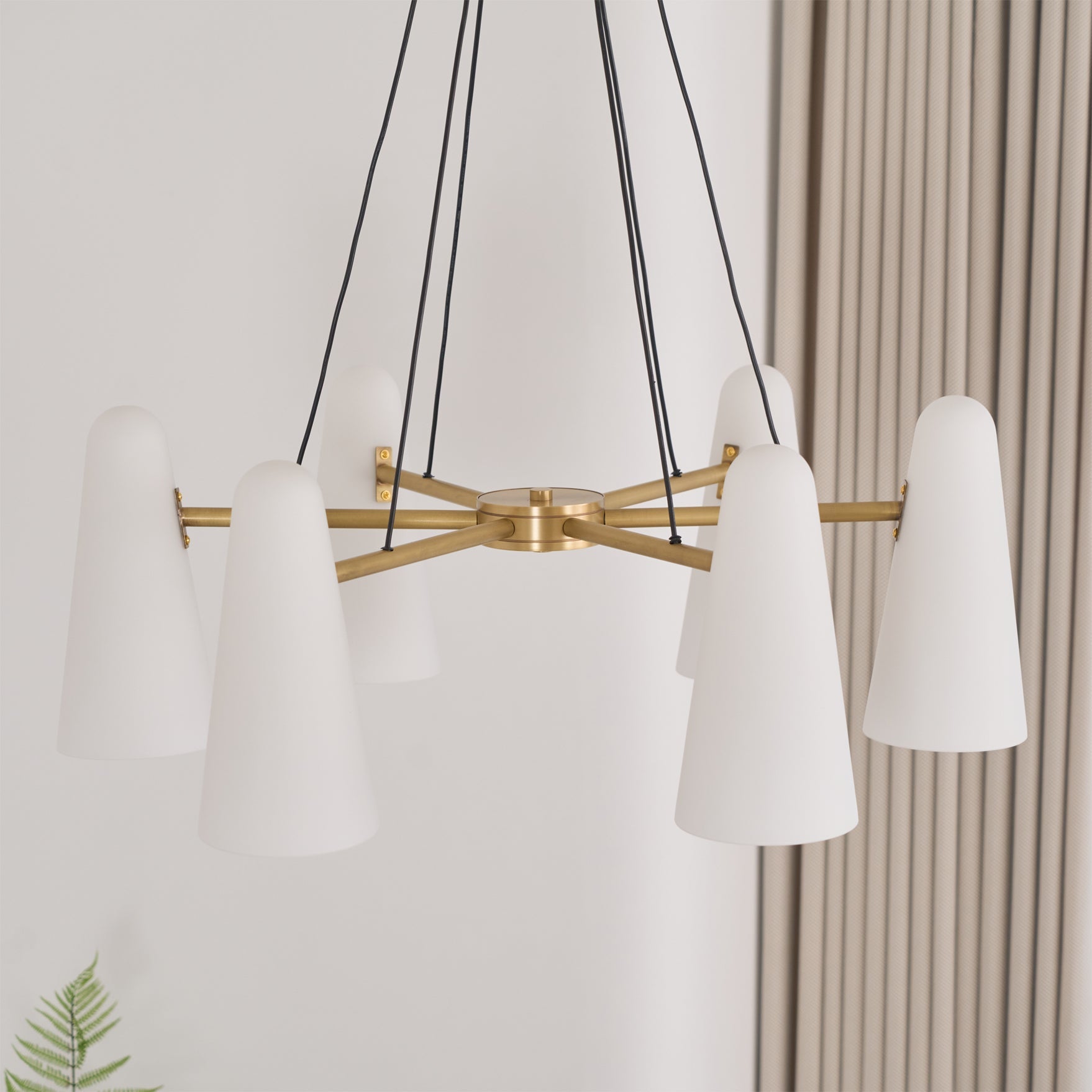 Artemis Chandelier Cone-Shaped-Letslighting