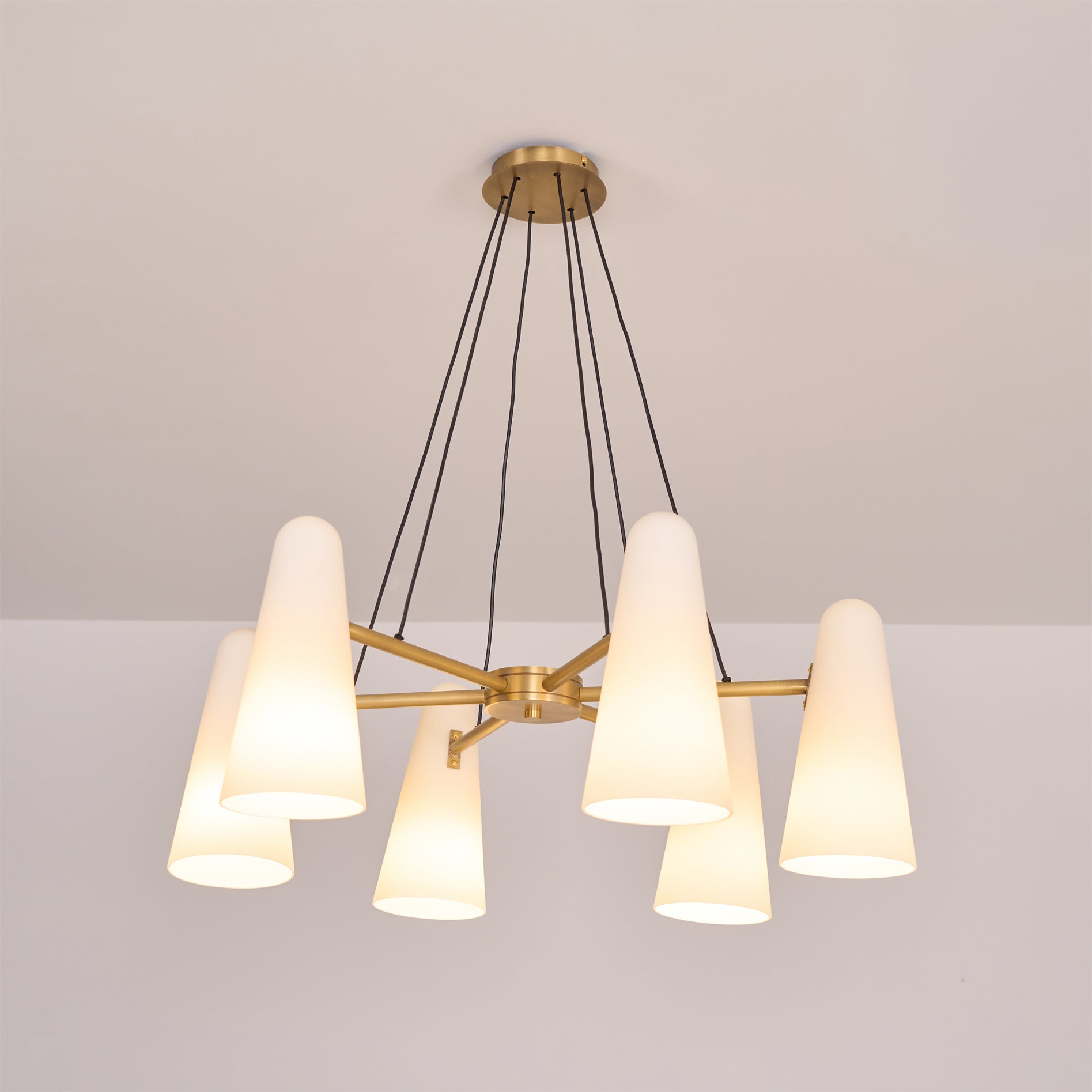 Artemis Chandelier Cone-Shaped-Letslighting