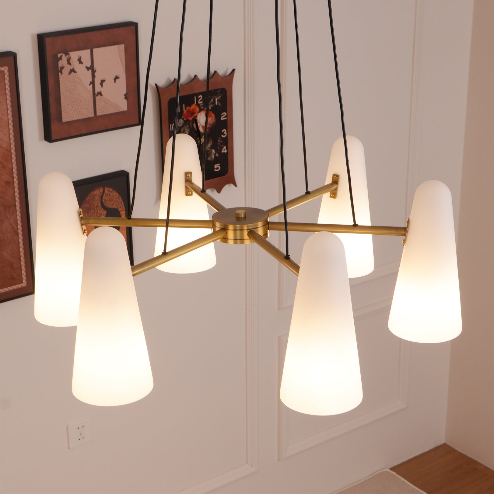Artemis Chandelier Cone-Shaped-Letslighting