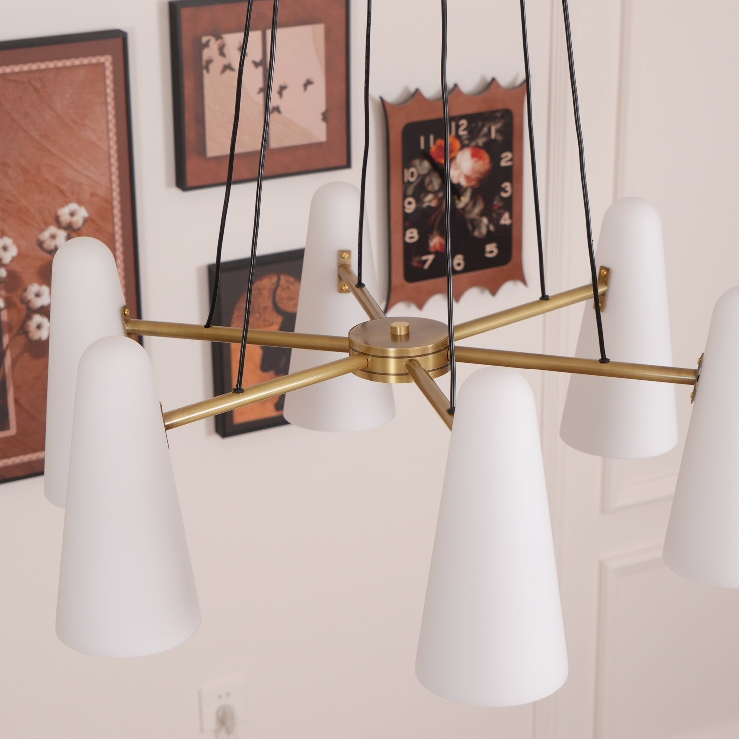 Artemis Chandelier Cone-Shaped-Letslighting