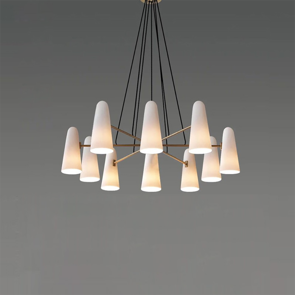 Artemis Chandelier Cone-Shaped-Letslighting