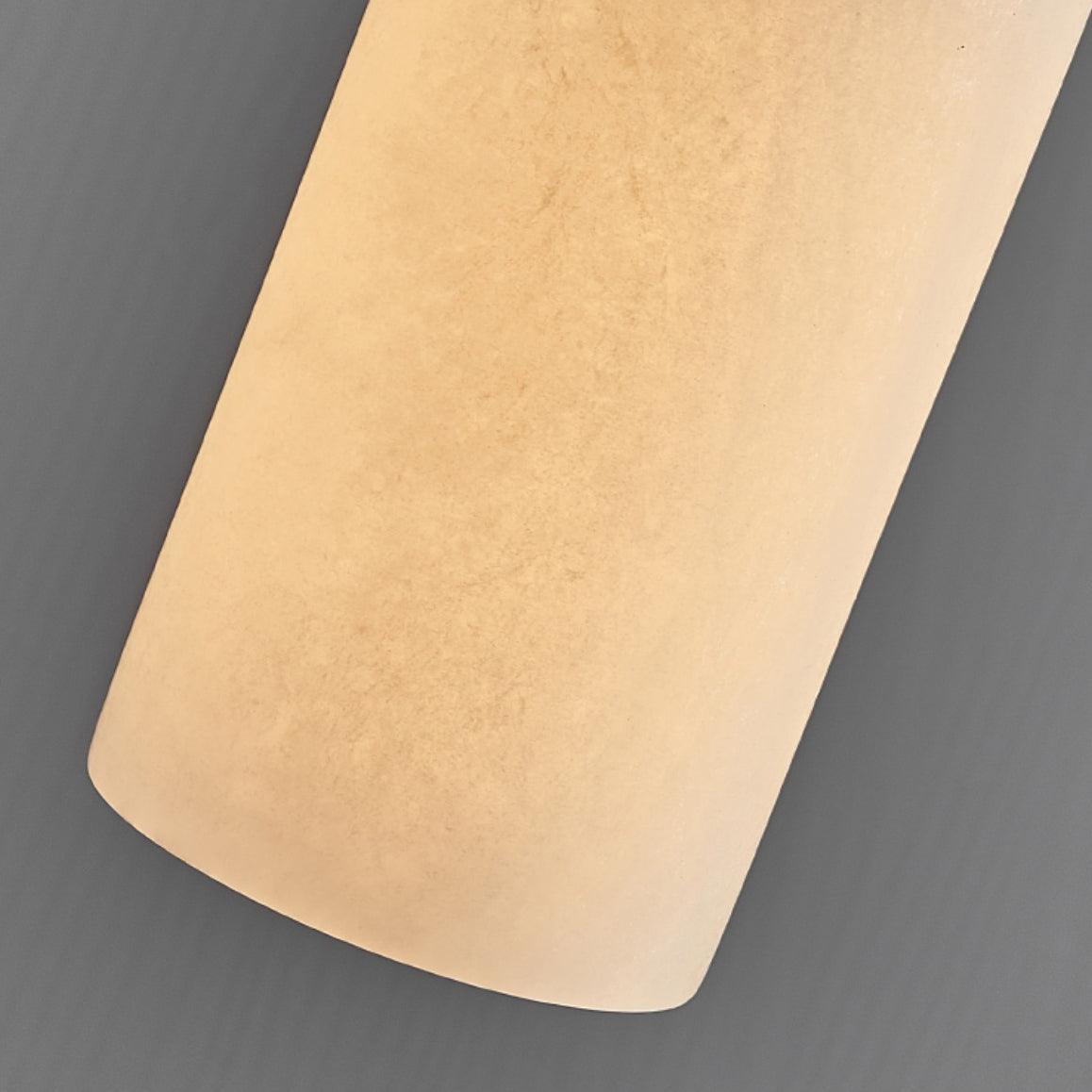 Zashayra Cylindrical Alabaster Pendant Light - Blowlighting