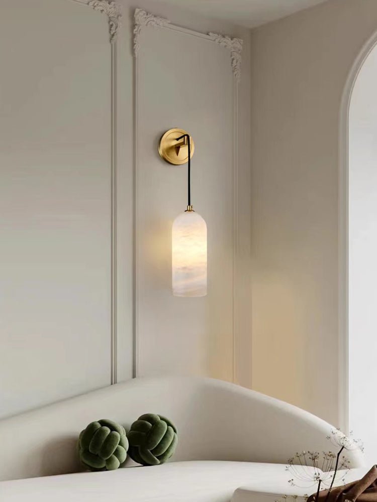 Vaelara Pendant Alabaster Wall Light - Neutralighting