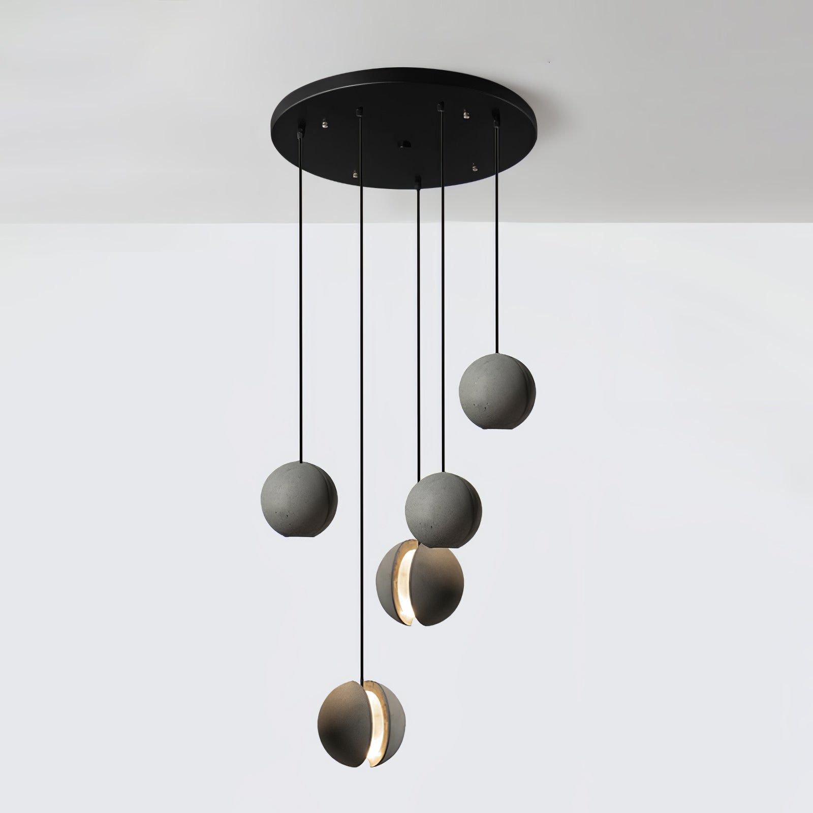 Moon Concrete Pendant Lamp - Blowlighting