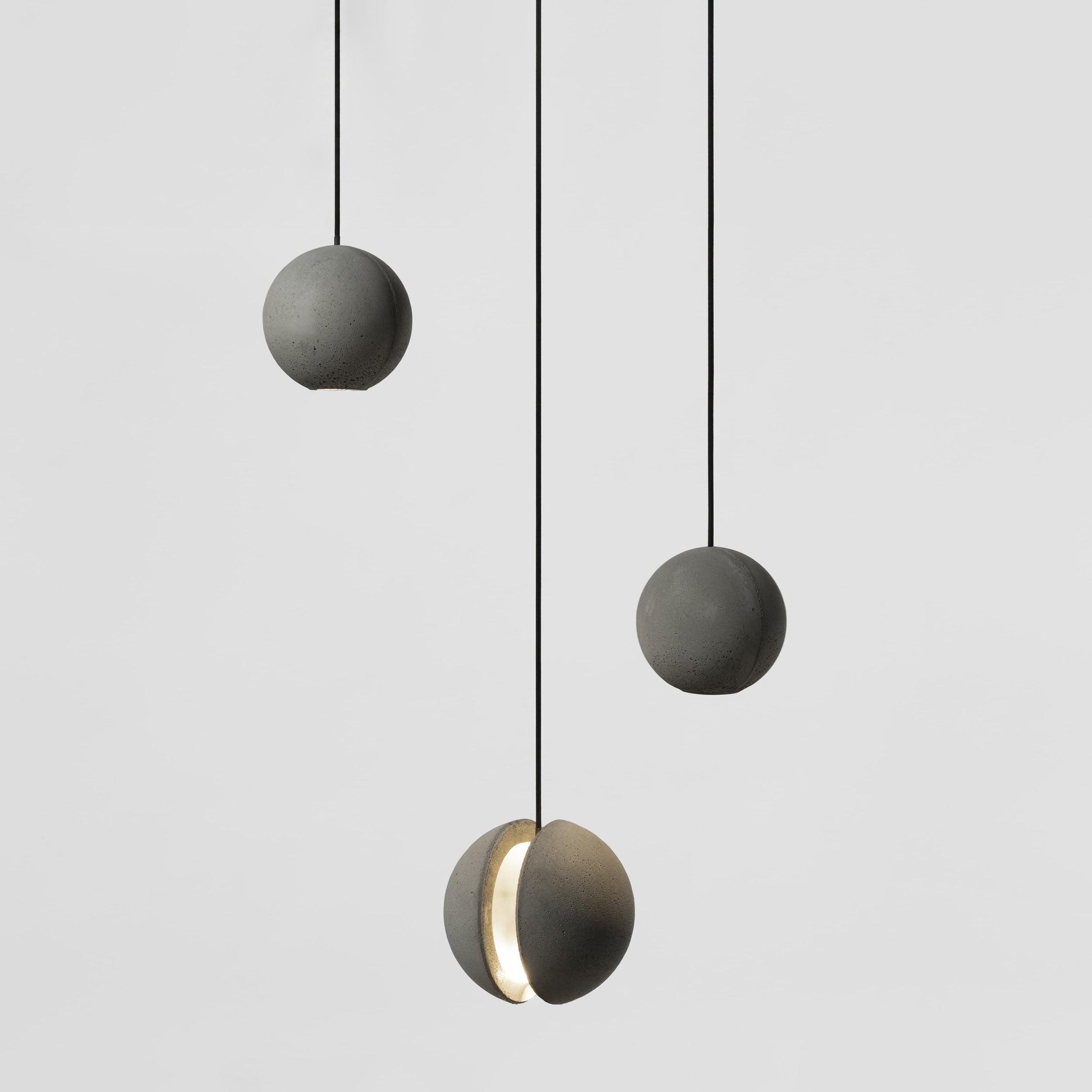 Moon Concrete Pendant Lamp - Blowlighting