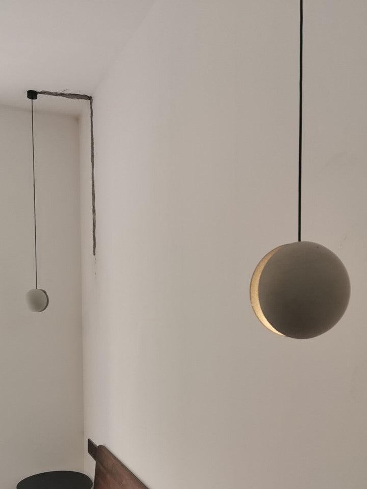 Moon Concrete Pendant Lamp - Blowlighting