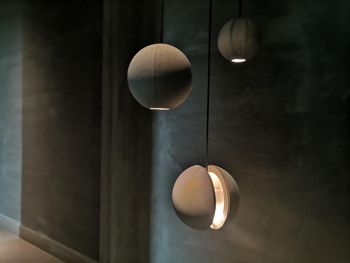 Moon Concrete Pendant Lamp - Blowlighting