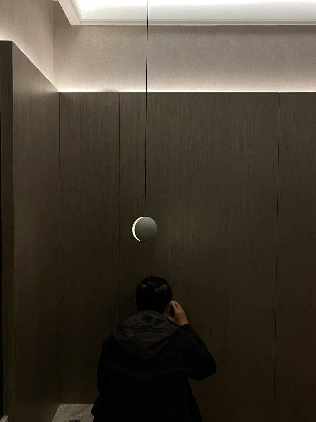 Moon Concrete Pendant Lamp - Blowlighting