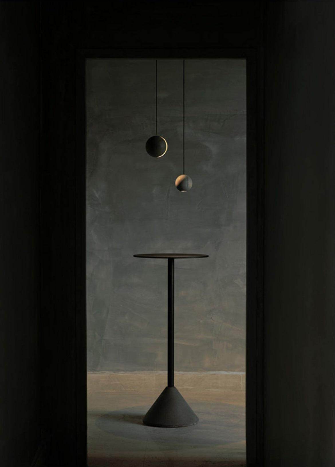 Moon Concrete Pendant Lamp - Blowlighting