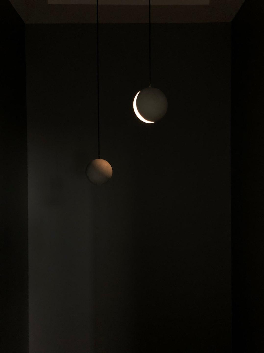 Moon Concrete Pendant Lamp - Blowlighting