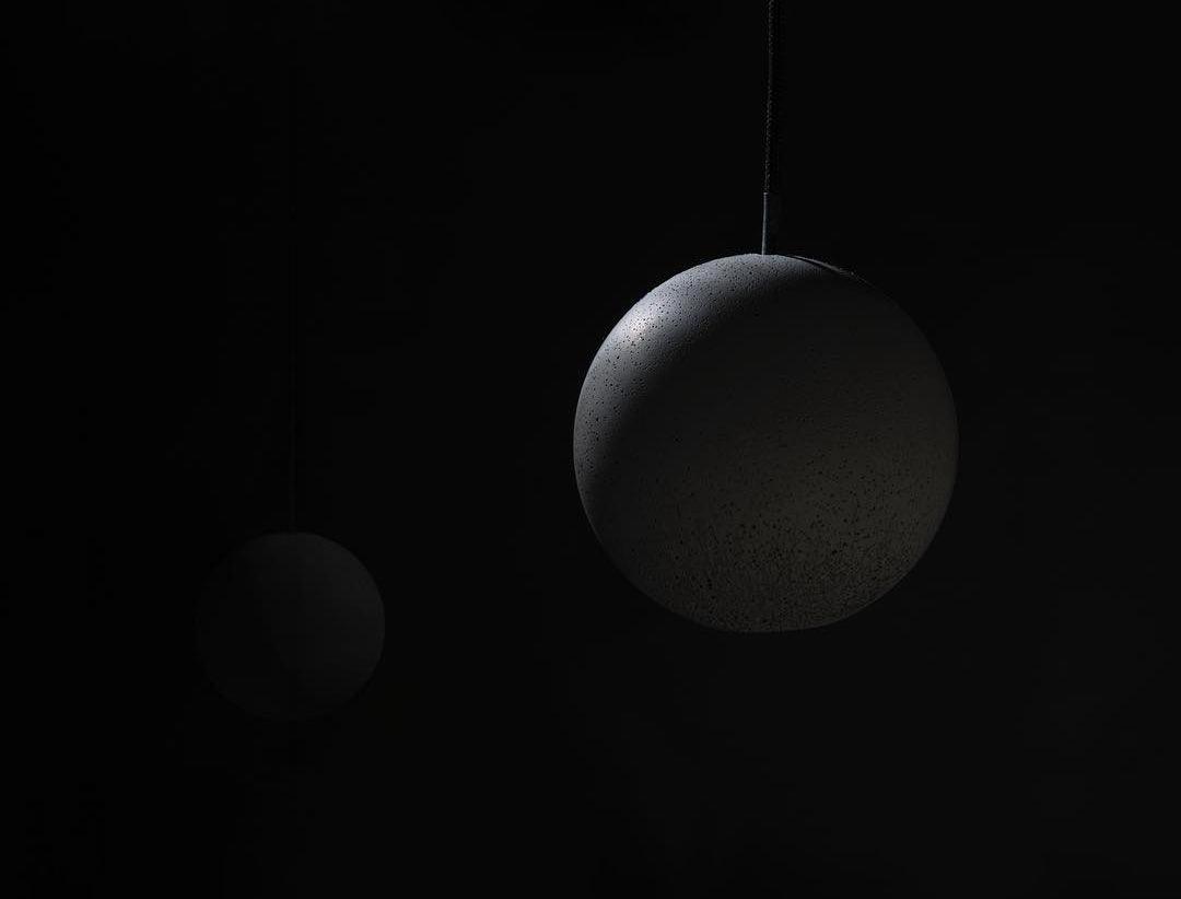 Moon Concrete Pendant Lamp - Blowlighting
