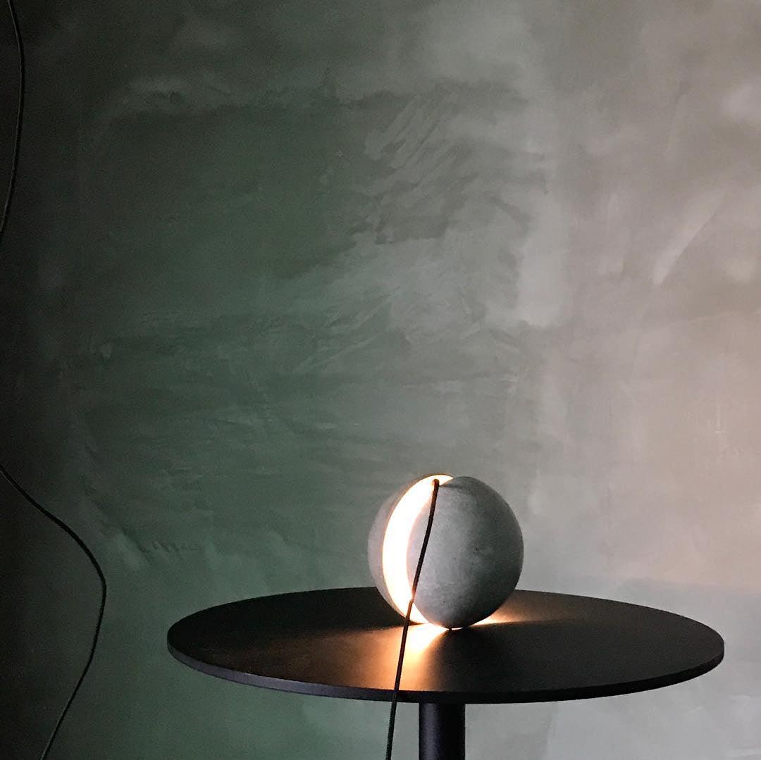 Moon Concrete Pendant Lamp - Blowlighting