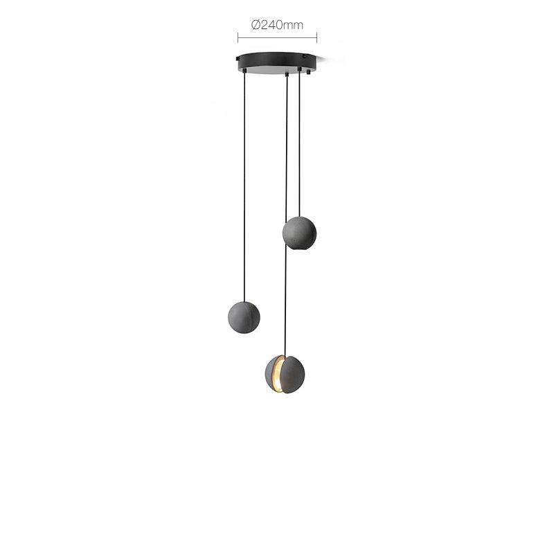 Moon Concrete Pendant Lamp - Blowlighting