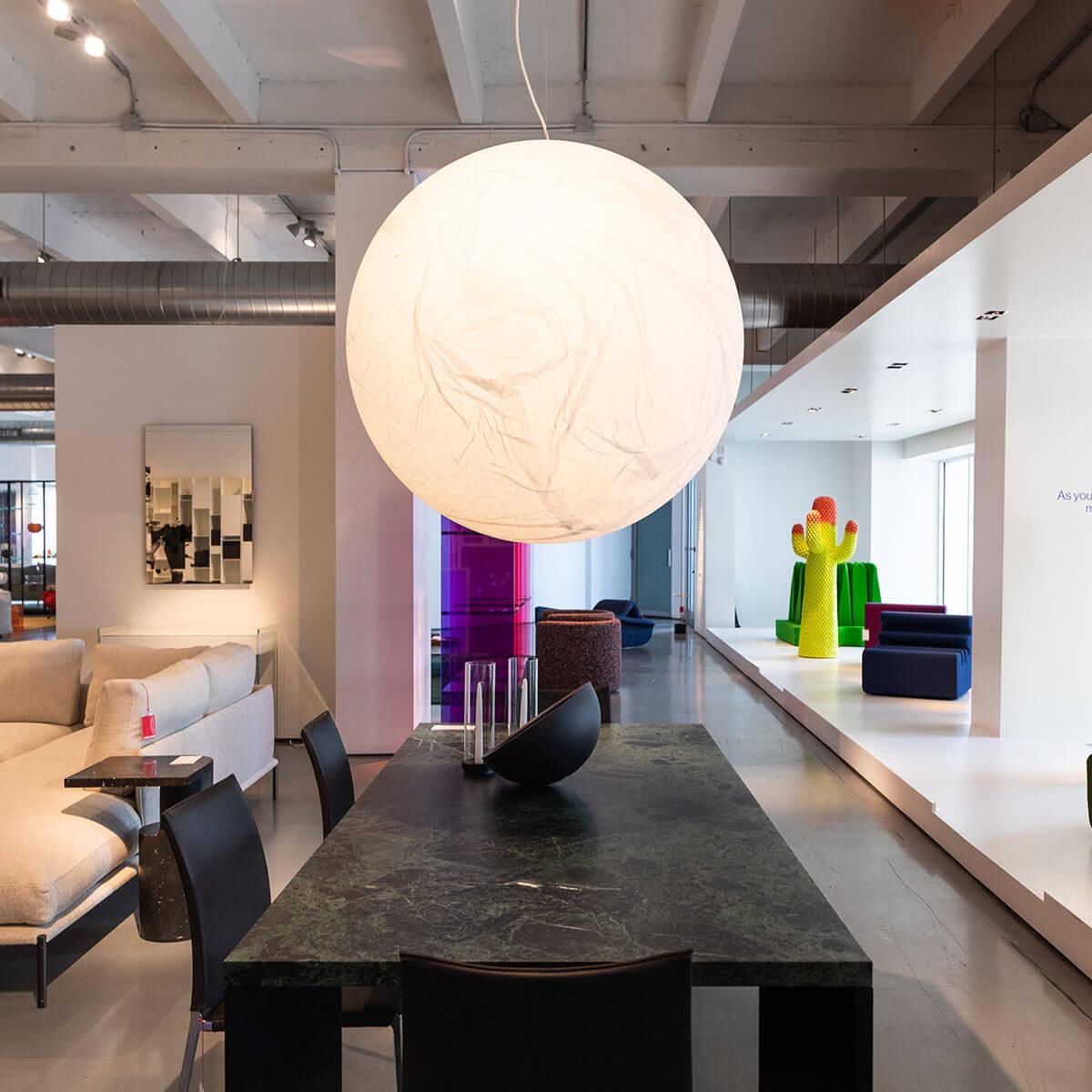 Globe Minimalistische Seiden-Pendelleuchte-Letslighting
