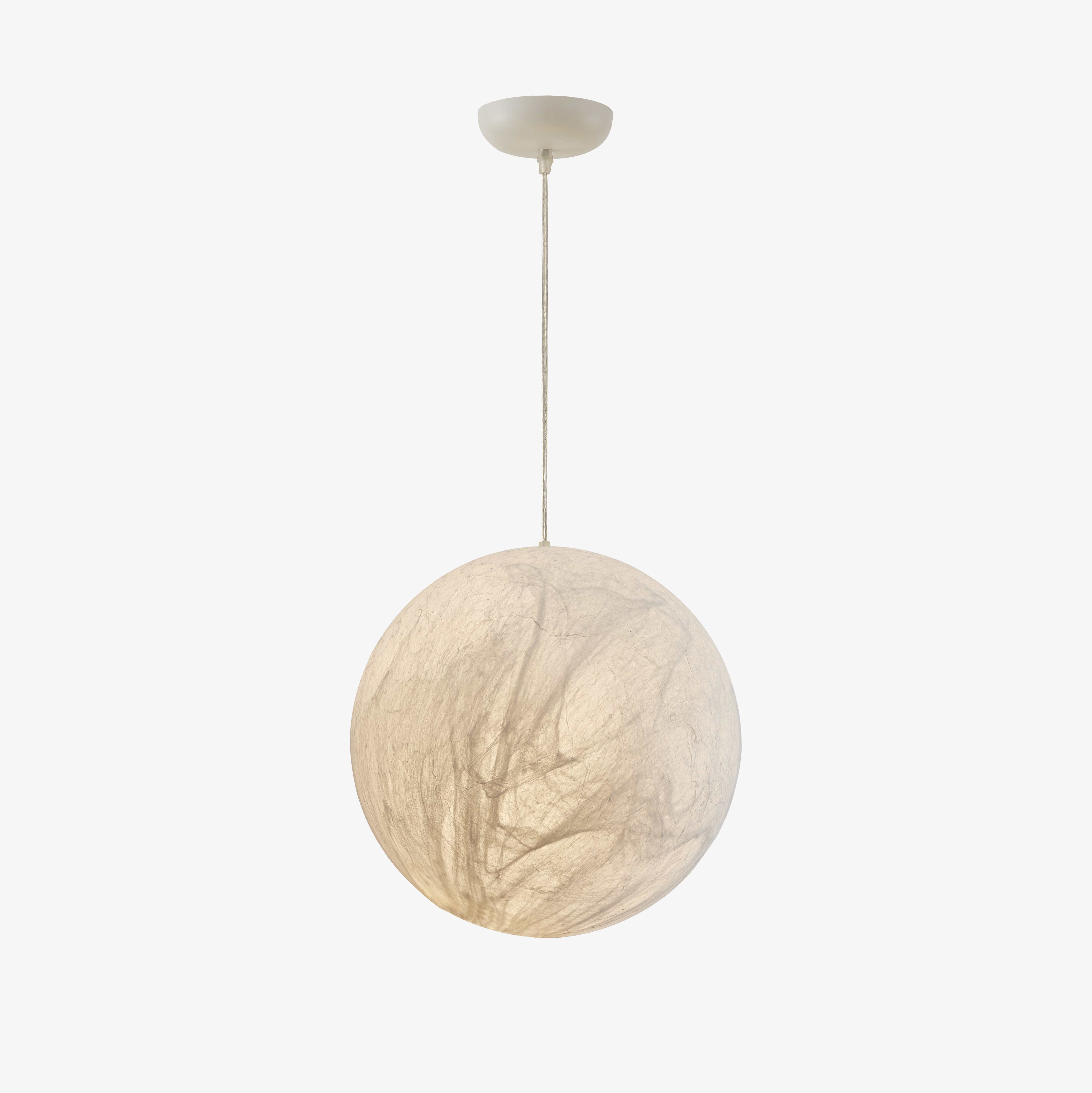 Globe Minimalistische Seiden-Pendelleuchte-Letslighting