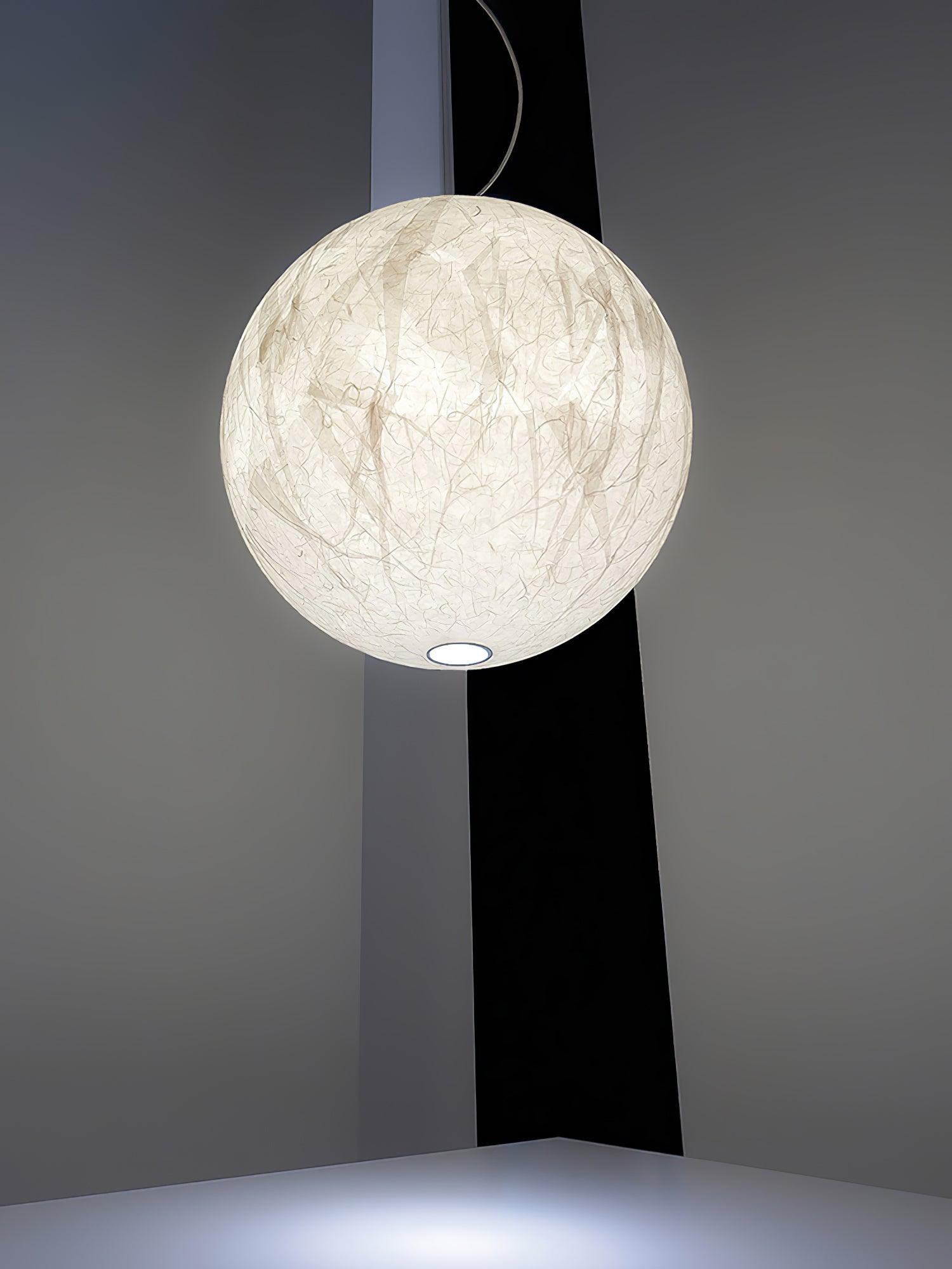 Globe Minimalistische Seiden-Pendelleuchte-Letslighting