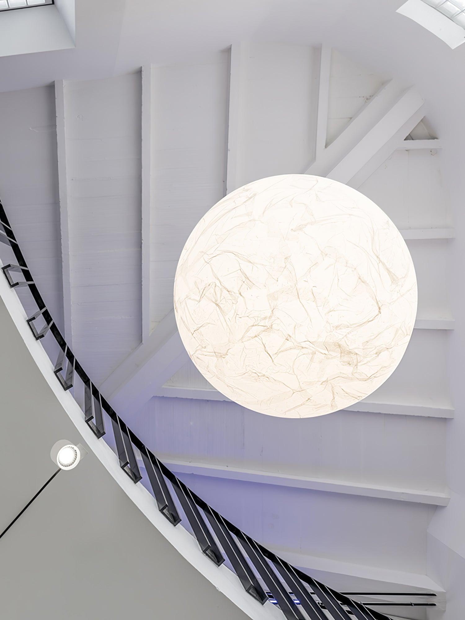 Globe Minimalistische Seiden-Pendelleuchte-Letslighting