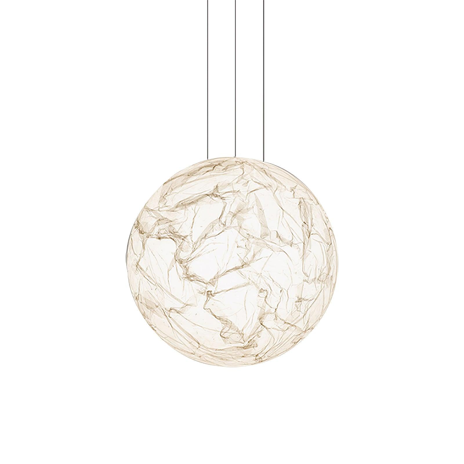 Globe Minimalistische Seiden-Pendelleuchte-Letslighting