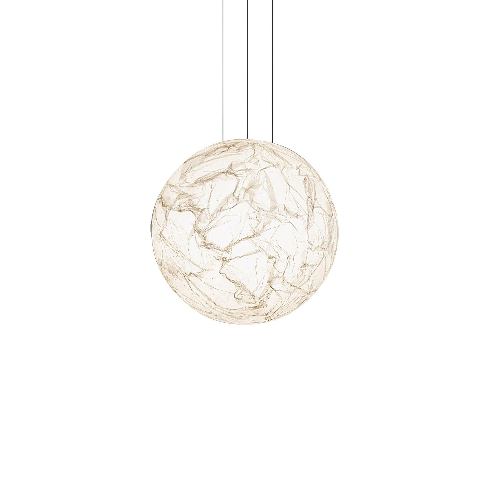 Globe Minimalistische Seiden-Pendelleuchte-Letslighting