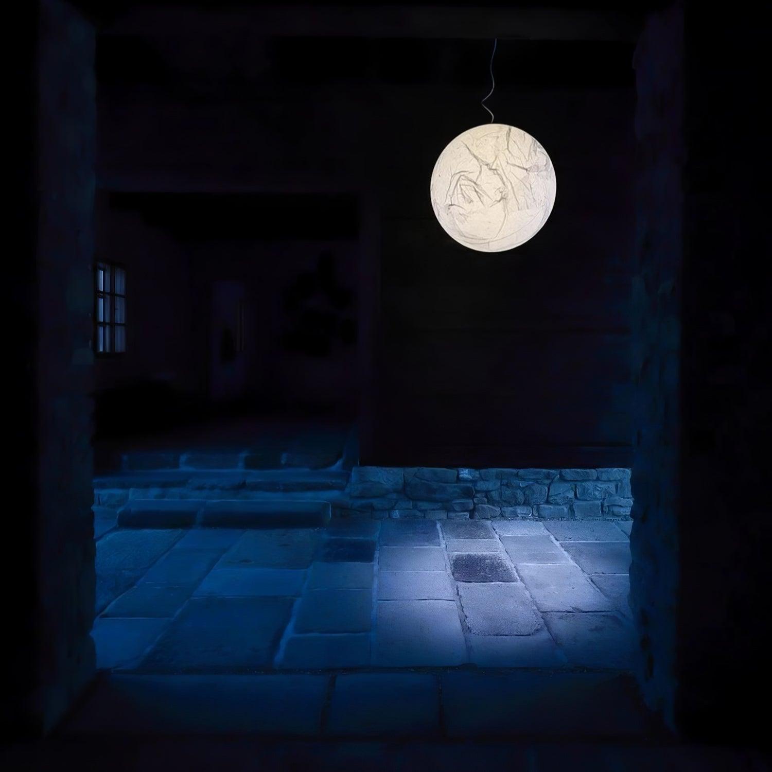 Globe Minimalistische Seiden-Pendelleuchte-Letslighting