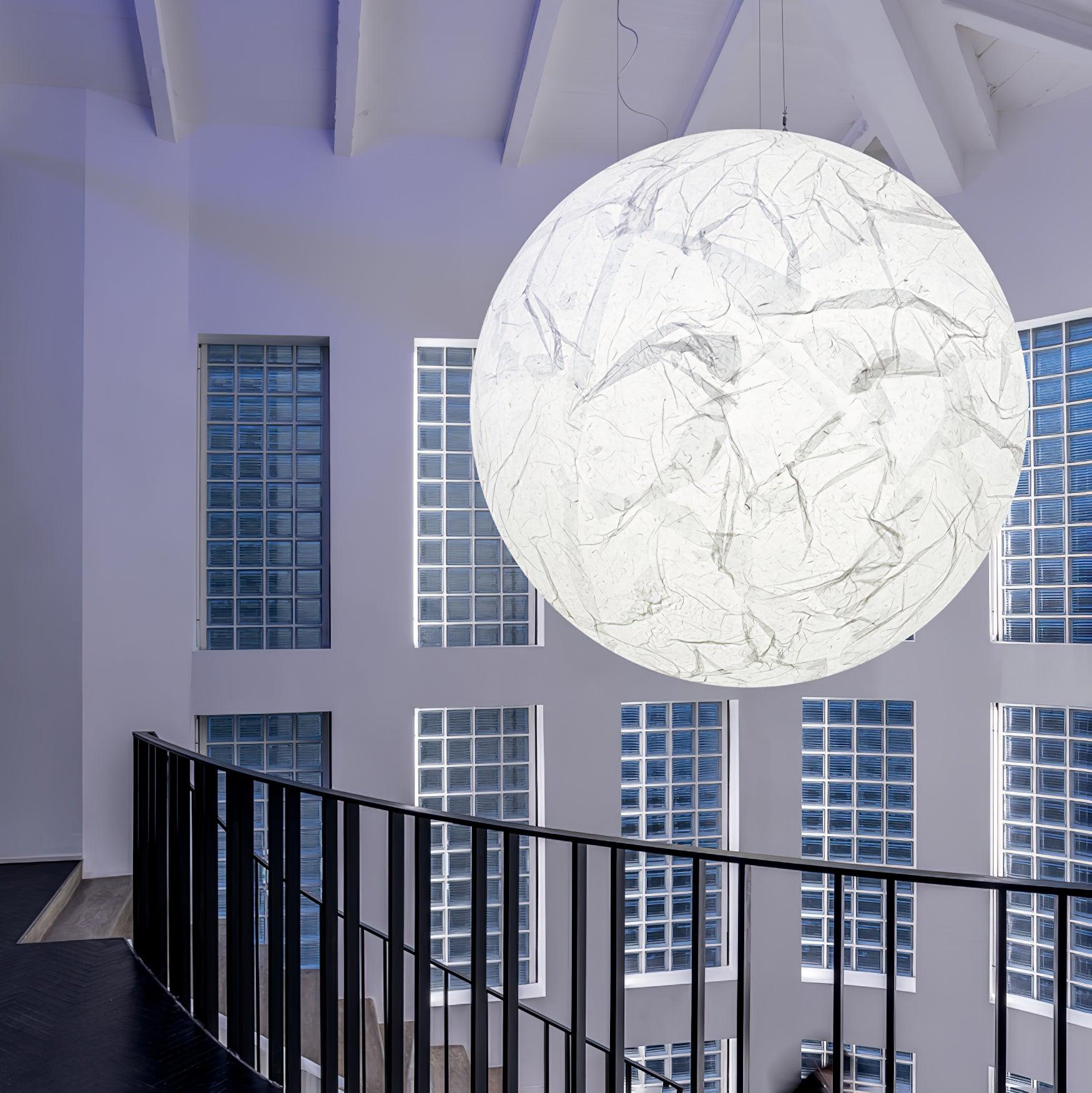 Globe Minimalistische Seiden-Pendelleuchte-Letslighting