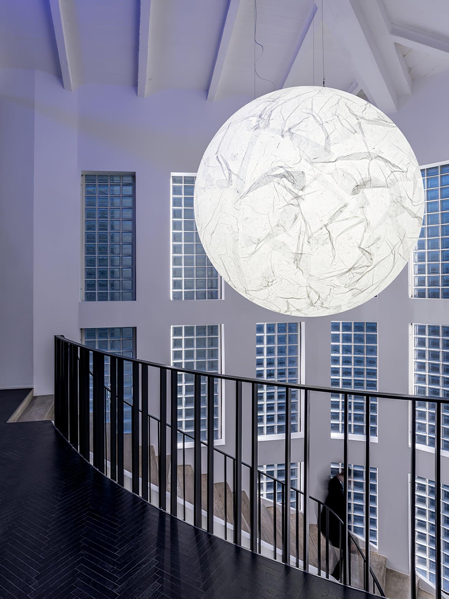 Globe Minimalistische Seiden-Pendelleuchte-Letslighting