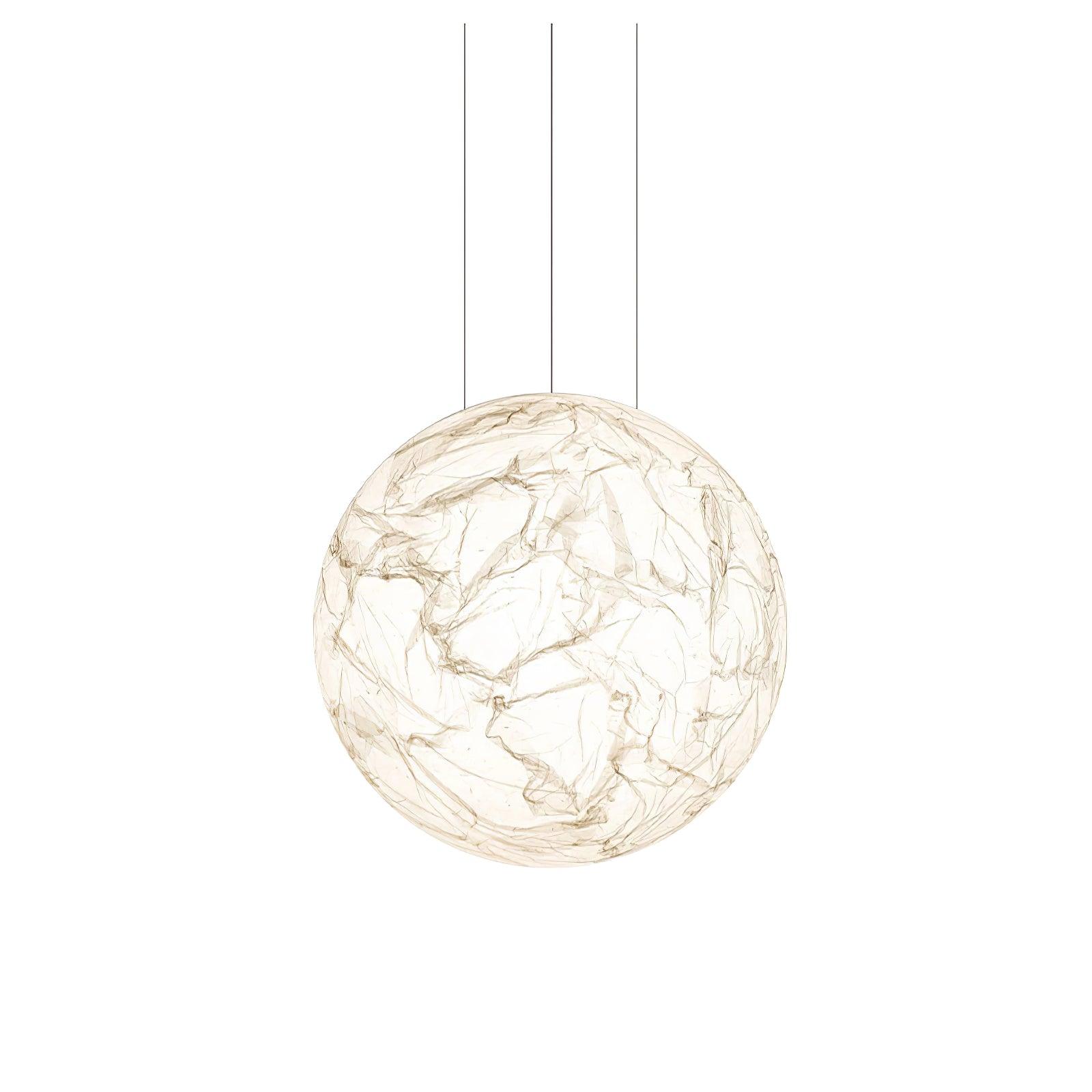 Globe Minimalistische Seiden-Pendelleuchte-Letslighting
