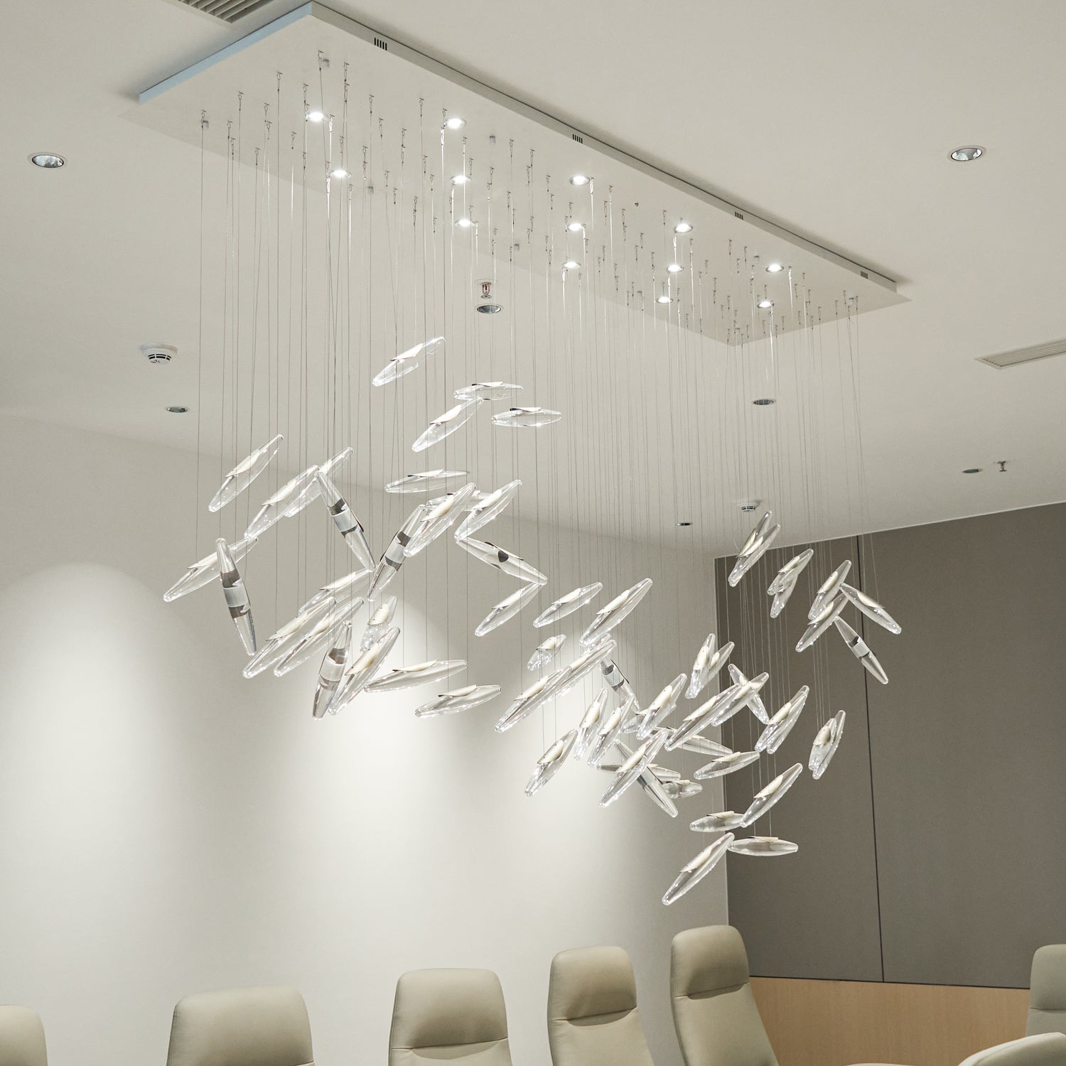 Moonlight Whispers Chandelier - Blowlighting