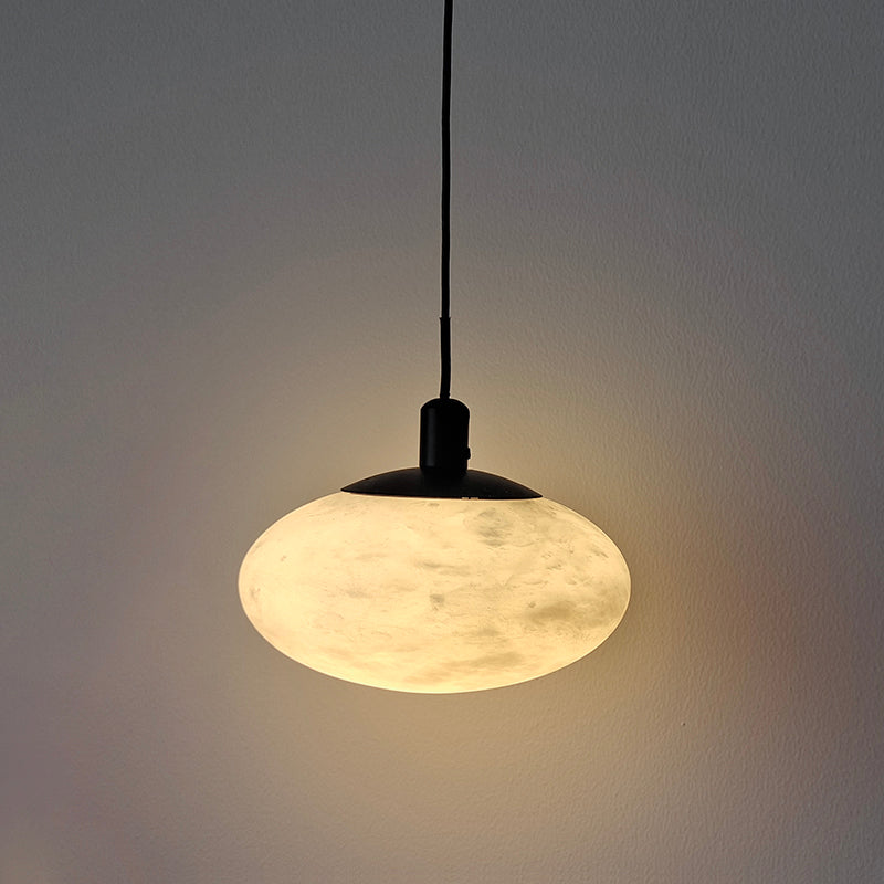 Cuthean Modern Minimalist Brass Alabaster Pendant Lamp - Letslighting