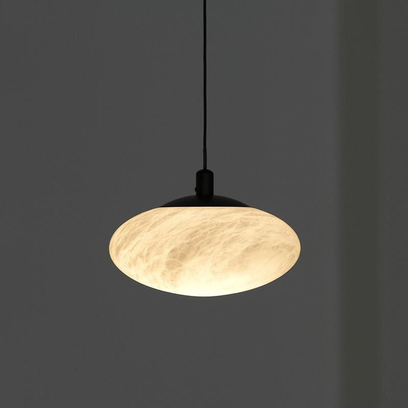 Cuthean Modern Minimalist Brass Alabaster Pendant Lamp - Letslighting