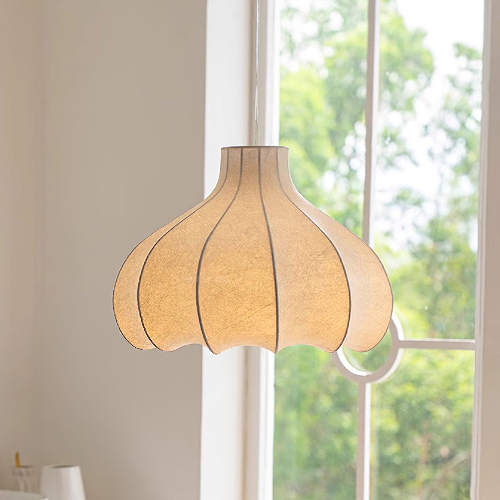Pendelleuchte Gefalteter Seidenschirm Zeitgenössisch-Letslighting