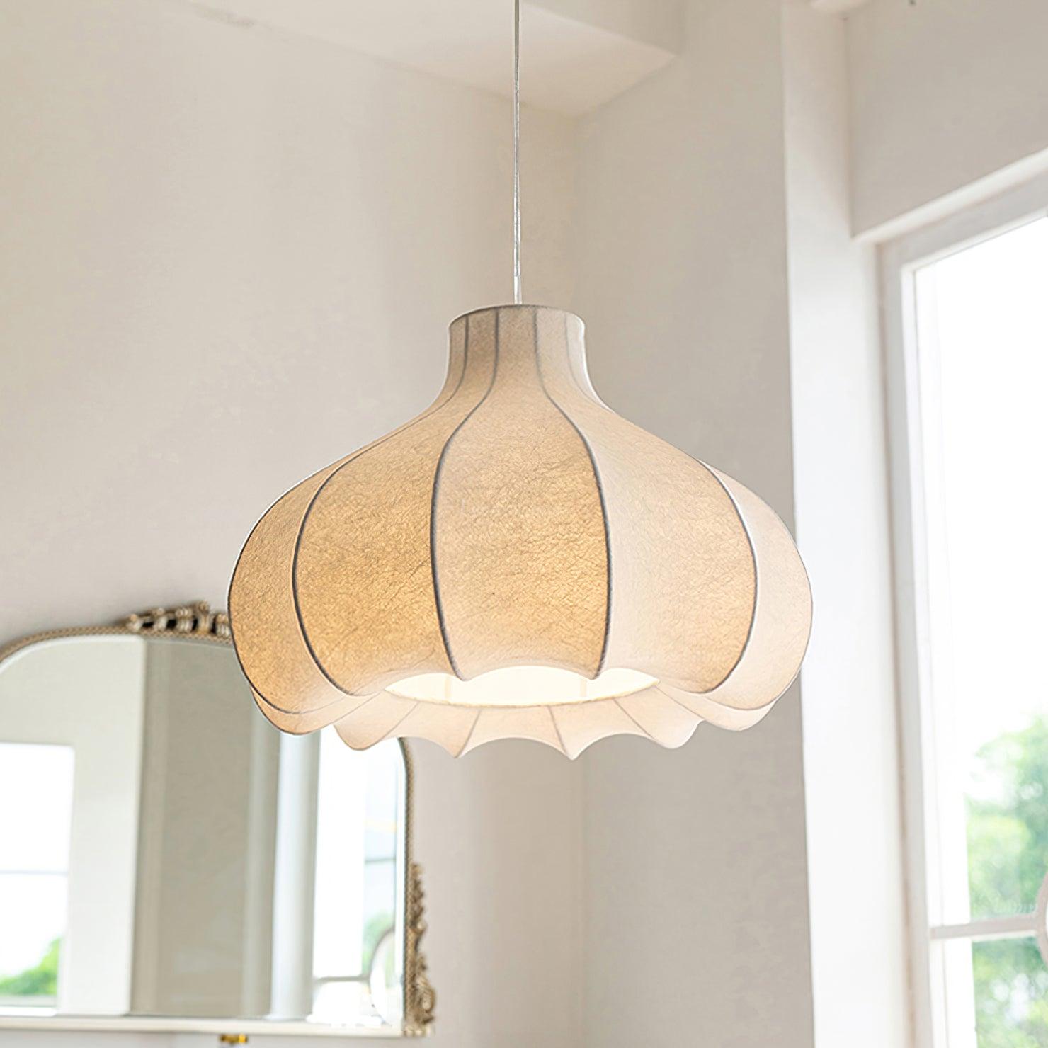Pendelleuchte Gefalteter Seidenschirm Zeitgenössisch-Letslighting
