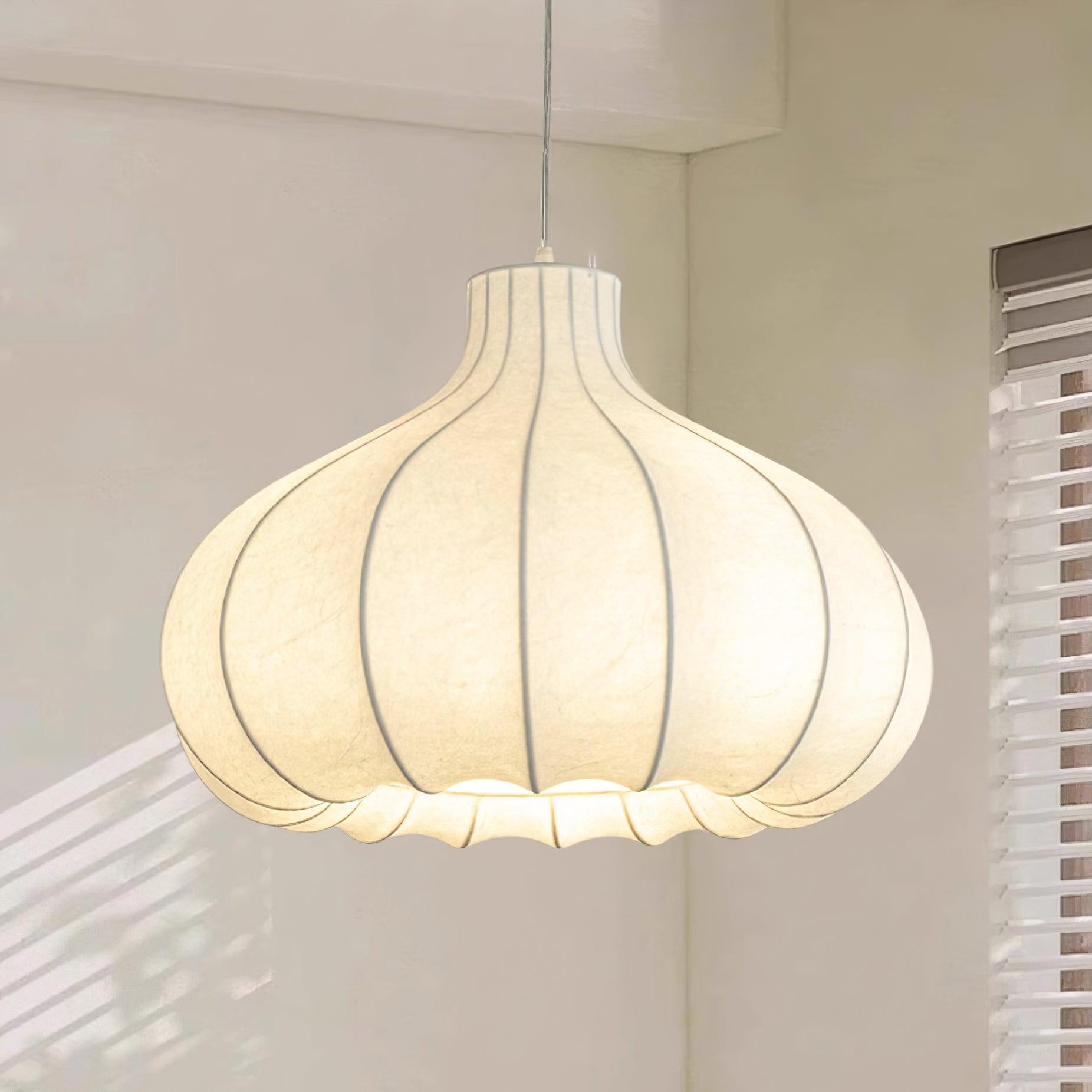 Zinnia Vintage Stoff Pendelleuchte Leuchte-Letslighting