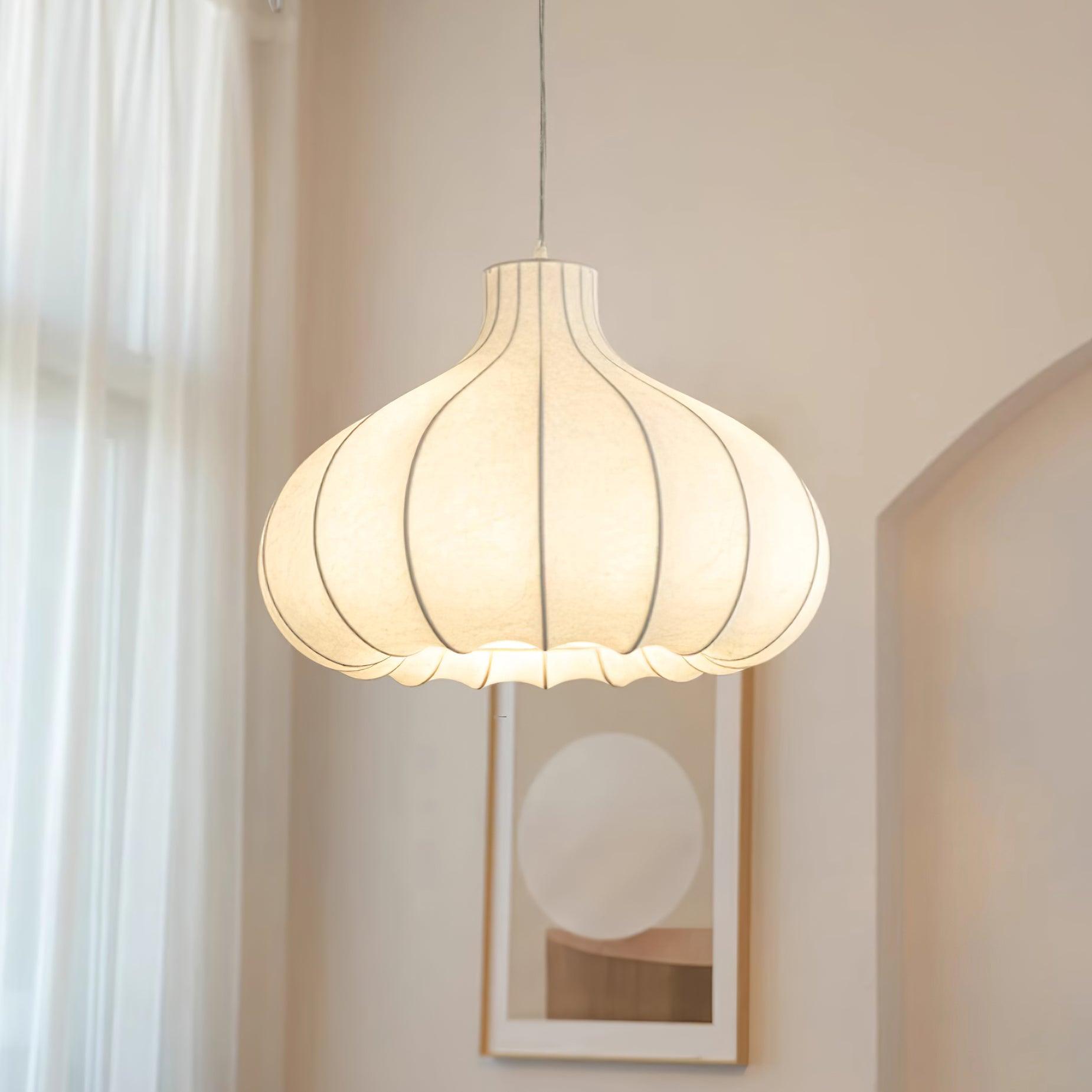 Pendelleuchte Gefalteter Seidenschirm Zeitgenössisch-Letslighting