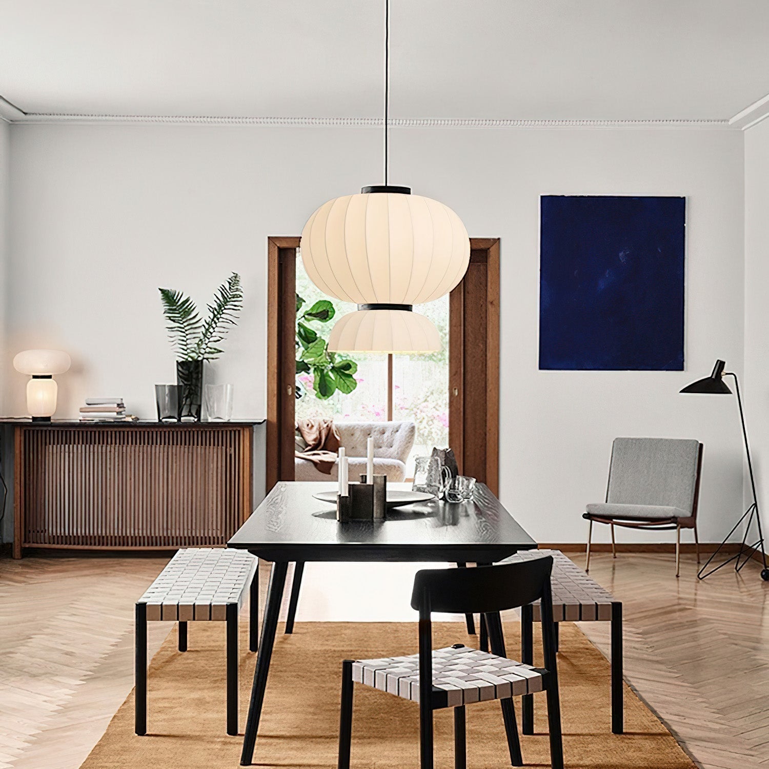 Eurzorion Seiden-Laternen Pendelleuchte-Letslighting