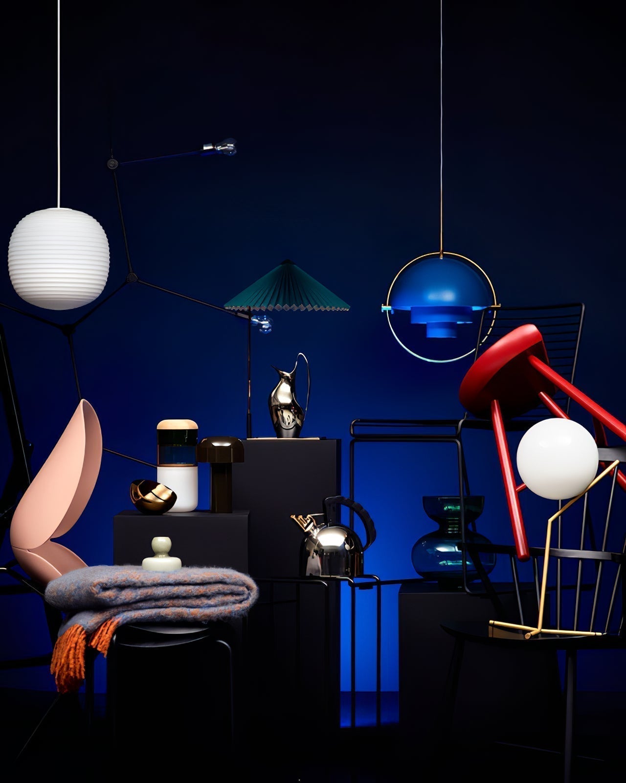 Deformed Ball Pendant Light - Blowlighting