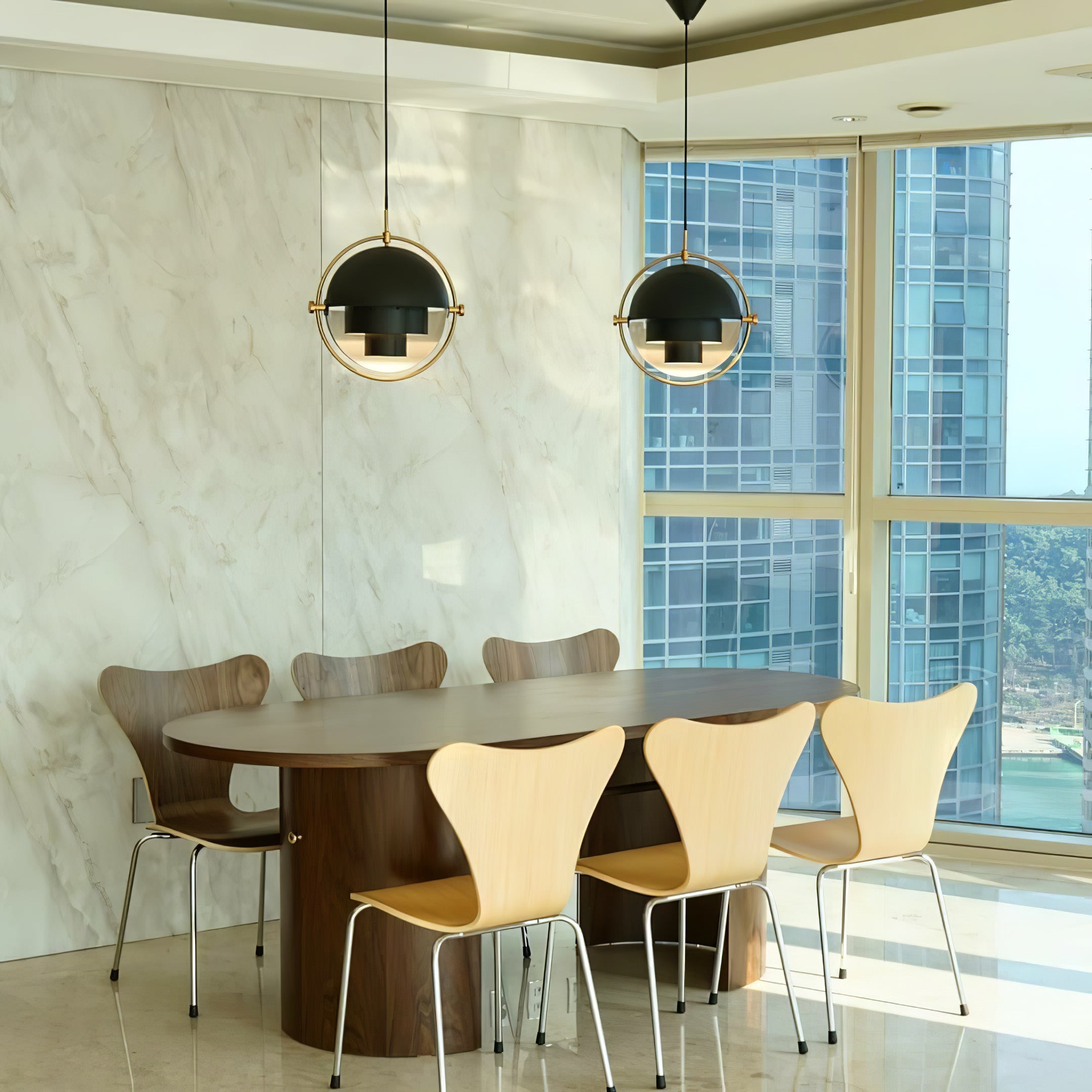 Deformed Ball Pendant Light - Blowlighting